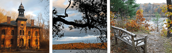 Collage of photos from the Hudson Valley
