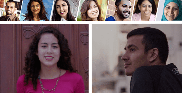Photo collage of buzzArab members