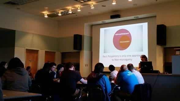 Photo of Mel leading a workshop