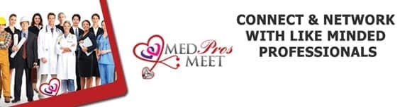 The MedProsMeet logo and a photo of medical professionals The MedProsMeet logo and a photo of medical professionals