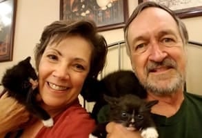 Photo of a couple who met through the Dumb Friends League