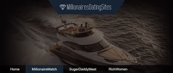 Screenshot of MillionairesDatingSites.com