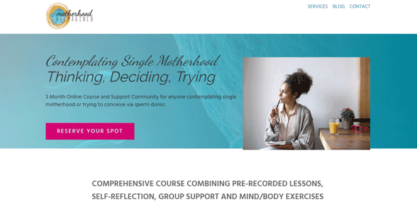 Screenshot of the Thinkers Triers Online Course