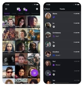 Screenshots of Wapa's app