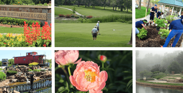 Collage of Overland Park's outdoor spaces Collage of Overland Park's outdoor spaces