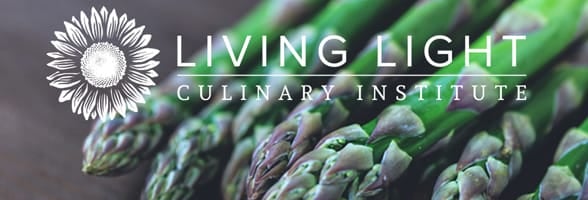 Photo of the Living Light Culinary Institute banner