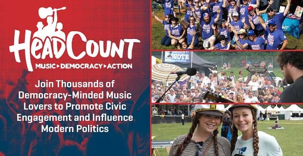 Headcount Connects Music Lovers To Engage In Civics