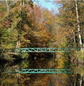 Photo of a bridge at Rittenhouse Park