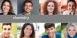 Screenshot of the Chemistry homepage
