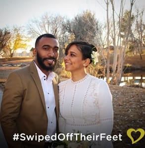Photo of a married couple who met on SoulSwipe