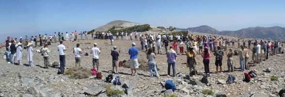 Photo of an Aetherius Society pilgrimage