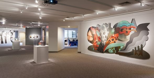 Photo of the gallery space at the Arvada Center
