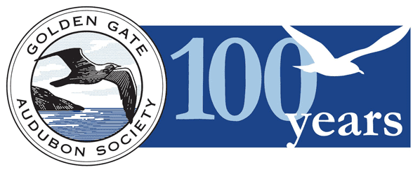 Golden Gate Audubon Society 100 Years logo Golden Gate Audubon Society 100 Years logo