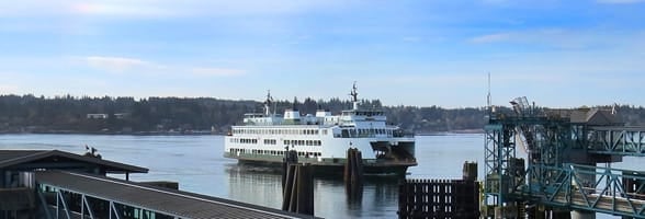 Photo of the Bremerton ferry landing
