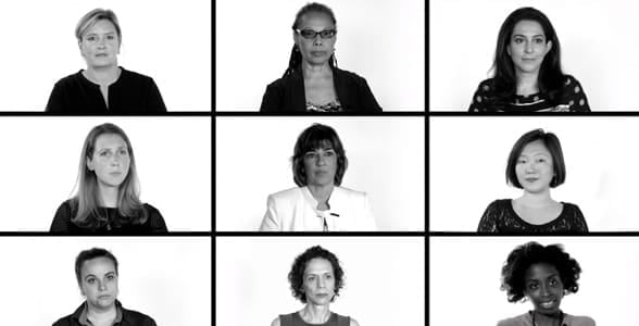 Photo of the women who participated in the Dart Center's Let's Talk video