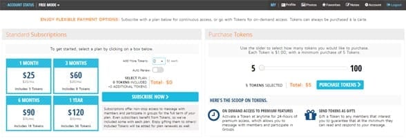 Screenshot of Neumate's payment plans