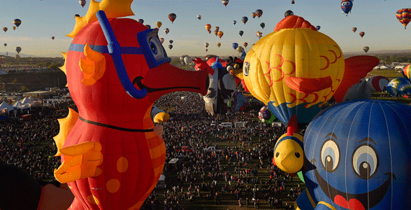 Photo of the Mass Ascension at the Balloon Fiesta