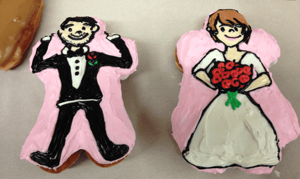 Photo of Voodoo Doughnut wedding doughnuts