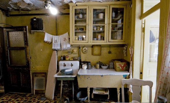 Photo of Tenement Museum recreation of immigrant life
