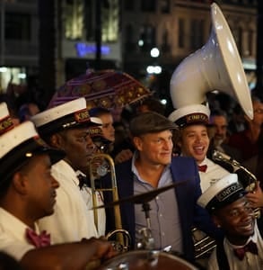 Photo of Woody Harrelson at the New Orleans Film Festival