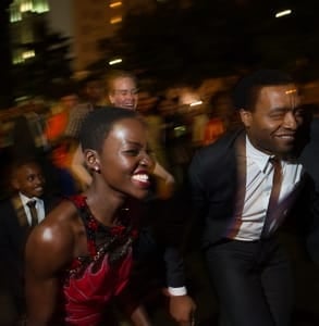 Photo of Lupita Nyong'o and Chiwetel Ejiofor at the New Orleans Film Festival