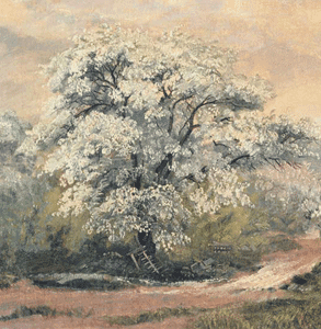 Apple Blossoms at Olana painted by Frederic Edwin Church
