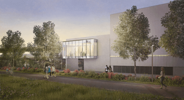 Artist's rendering of the Tacoma Art Museum's new Benaroya Wing