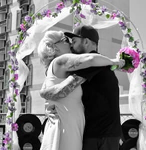 Photo of a wedding at Viva Las Vegas Rockabilly Weekend