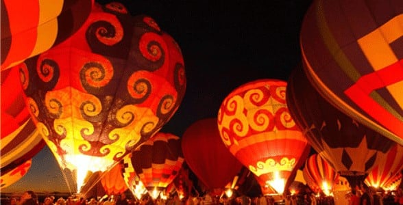 Photo of the Balloon Fiesta Balloon Glow