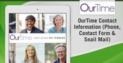 OurTime Contact Information (Phone, Contact Form &amp; Snail Mail)