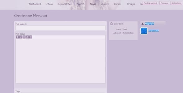 Screenshot of SeekingSugarMummy's user blog