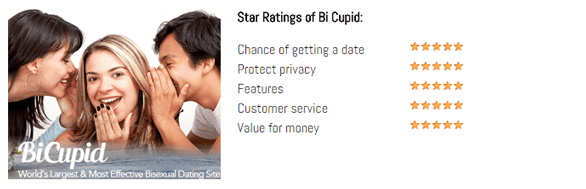Screenshot of Bi Cupid review on GirlsDatingSites.com