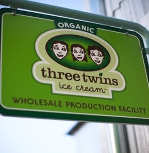 Photo of the Three Twins logo