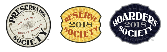Photos of The Bruery Society logos