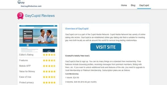 Screenshot of a full review on GayDatingWebsites.net