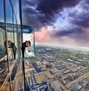 Photo of a married couple on the Ledge
