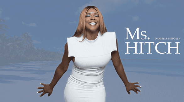 Photo of Ms. Hitch Danielle Metcalf on a banner Photo of Ms. Hitch Danielle Metcalf on a banner