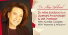 Dr. Aline Zoldbrod is a Licensed Psychologist &amp; Sex Therapist Who Guides Couples With Warmth &amp; Wisdom