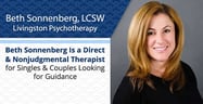 Beth Sonnenberg Is a Direct &amp; Nonjudgmental Therapist for Singles &amp; Couples Looking for Guidance