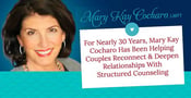 For Nearly 30 Years, Mary Kay Cocharo Has Been Helping Couples Reconnect &amp; Deepen Relationships With Structured Counseling