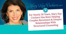 For Nearly 30 Years, Mary Kay Cocharo Has Been Helping Couples Reconnect &amp; Deepen Relationships With Structured Counseling