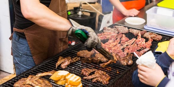 Photo of a food festival