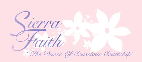 Screenshot of Sierra Faith's website homepage