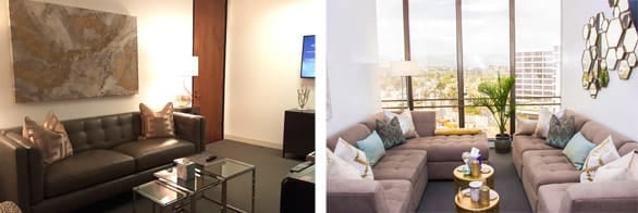 Photo collage of Dr. Shannon Chavez's office