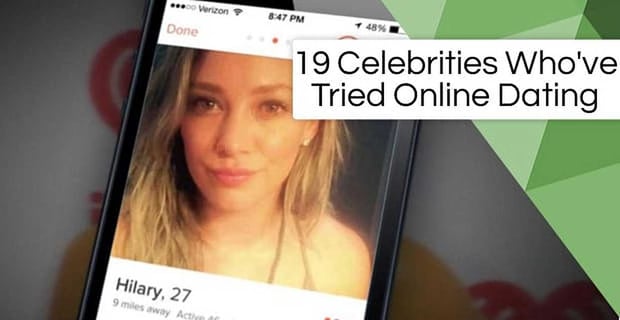 Celebrities Tried Online Dating