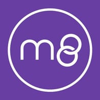 Photo of the M8 dating app logo