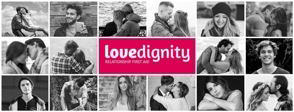 Screenshot of LoveDignity.com banner