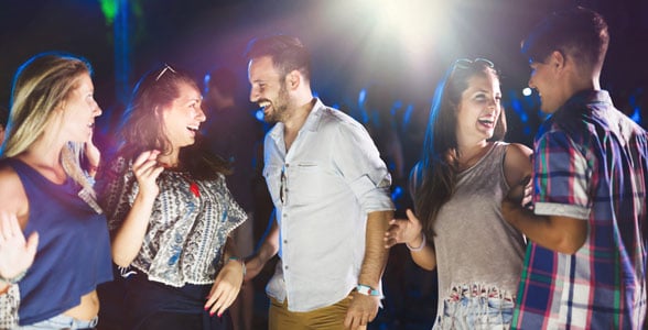 Photo of couples at a club