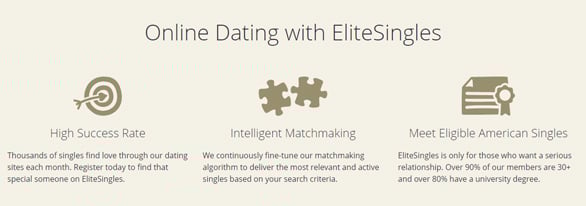 screenshot of EliteSingles attributes