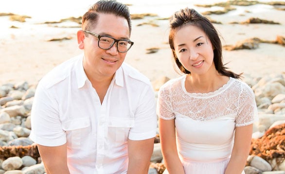 Photo of M8 Co-Founders Stephen Liu and his wife Linda Kim